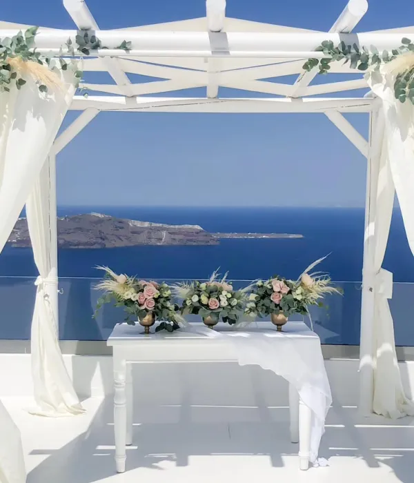 Santorini Weddings with an Award Winning Service