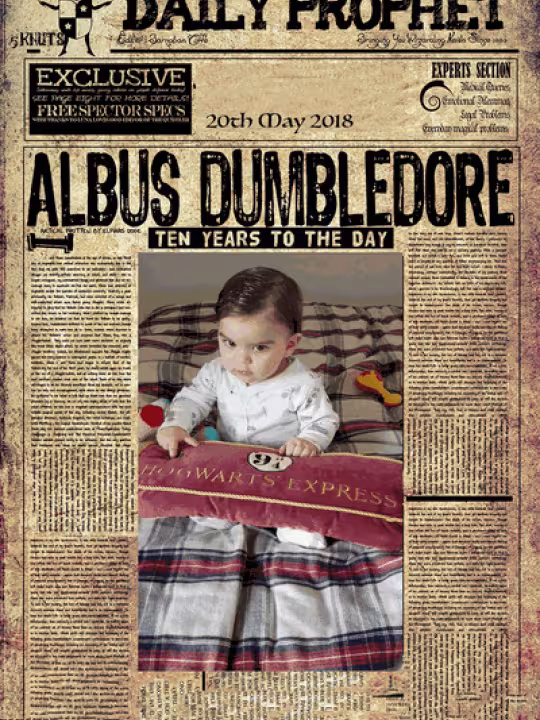 Harry Potter Themed Baptism