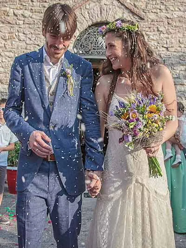 Boho Wedding in a Lake