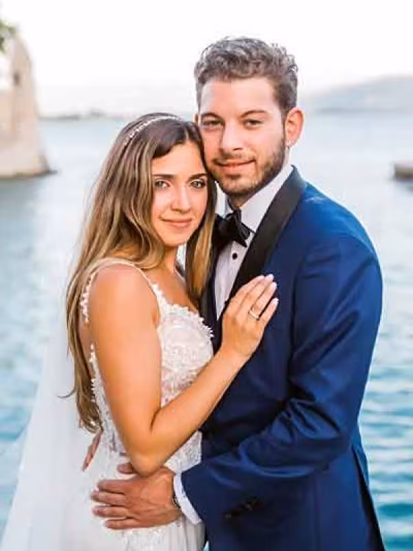 Modern Chic NYC Wedding in Greece