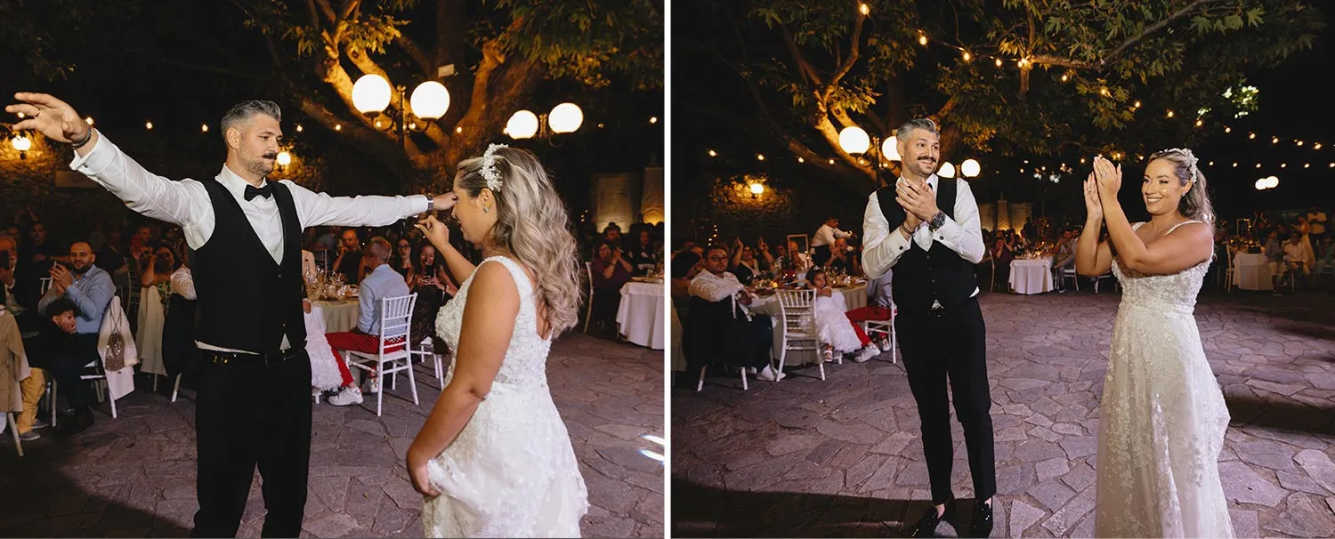 Authentic Village Square Wedding in  Greece