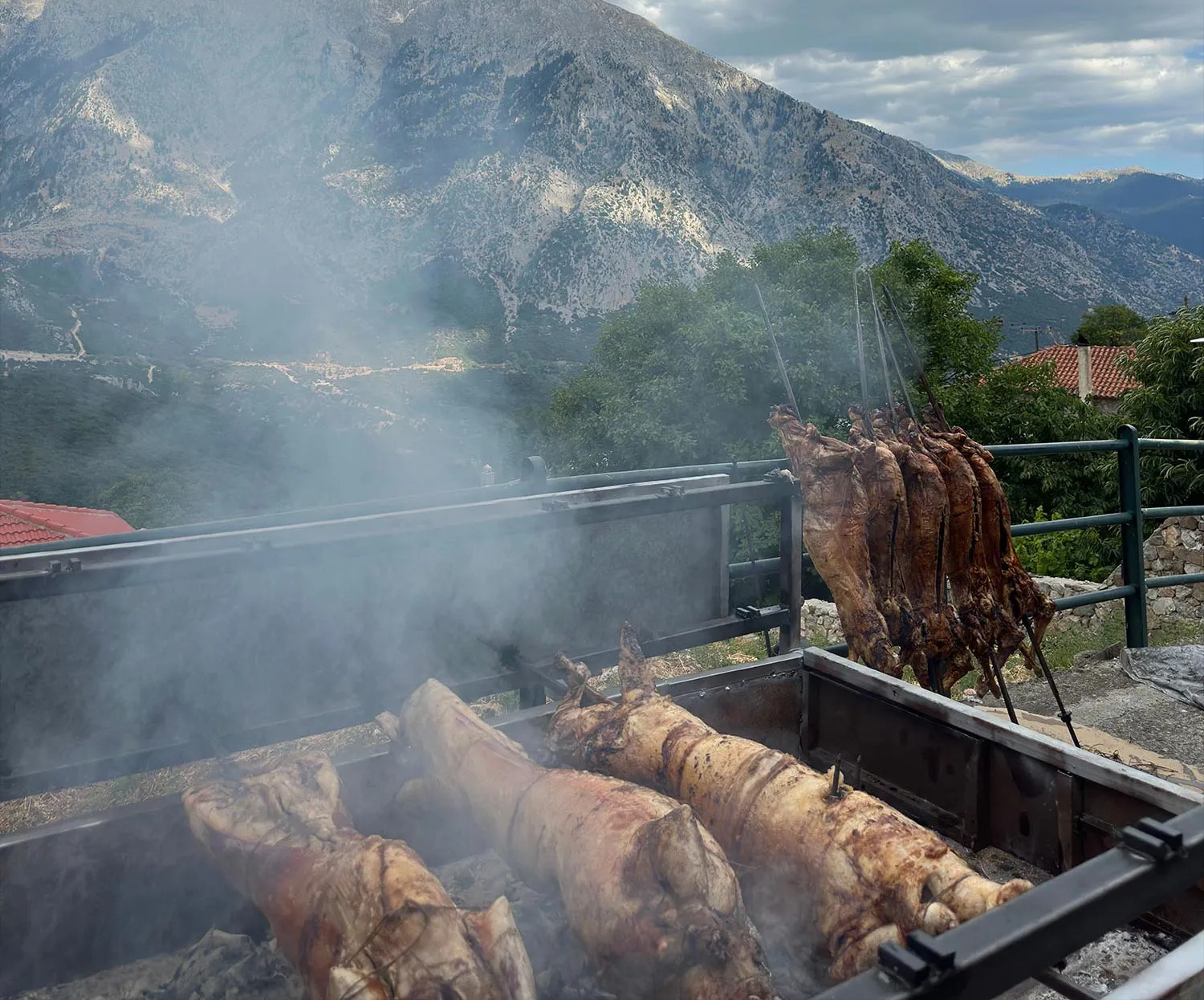 Authentic Village Square Wedding in  Greece