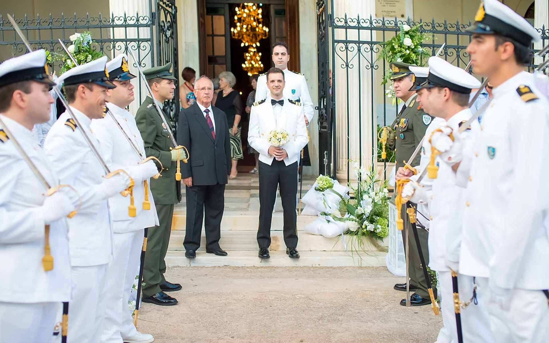 Wedding-ceremony-where-the-groom-is-a-naval-officer-and-special-customs-are-followed