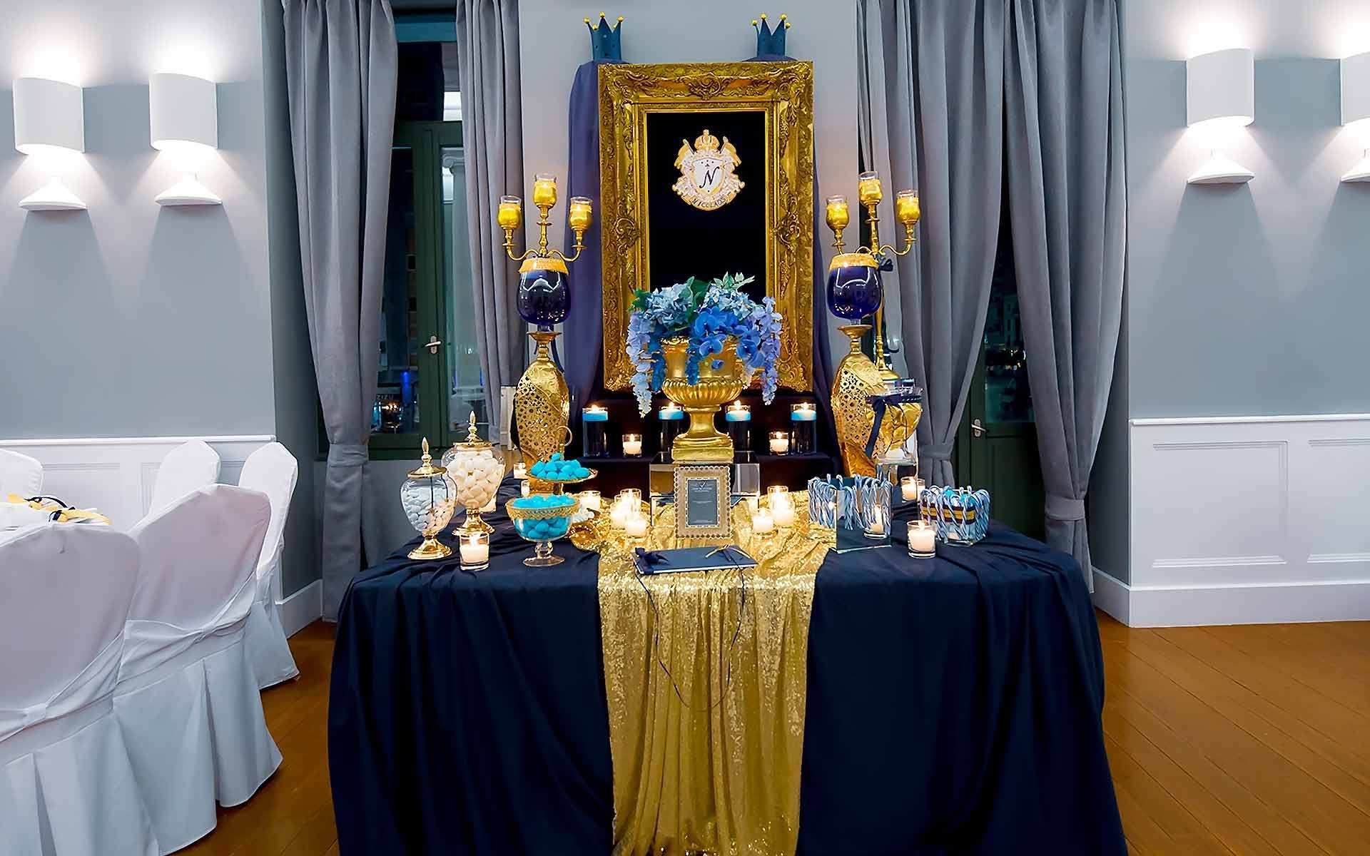 Royal-Blue-And-Gold-baptism-Decoration