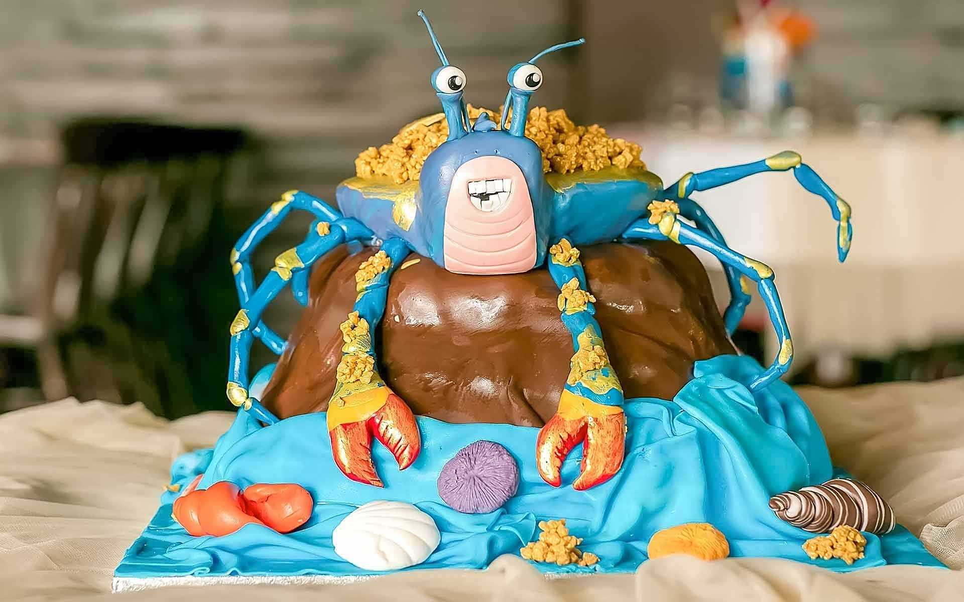 Spectacular-Crab-Birthday-Cake