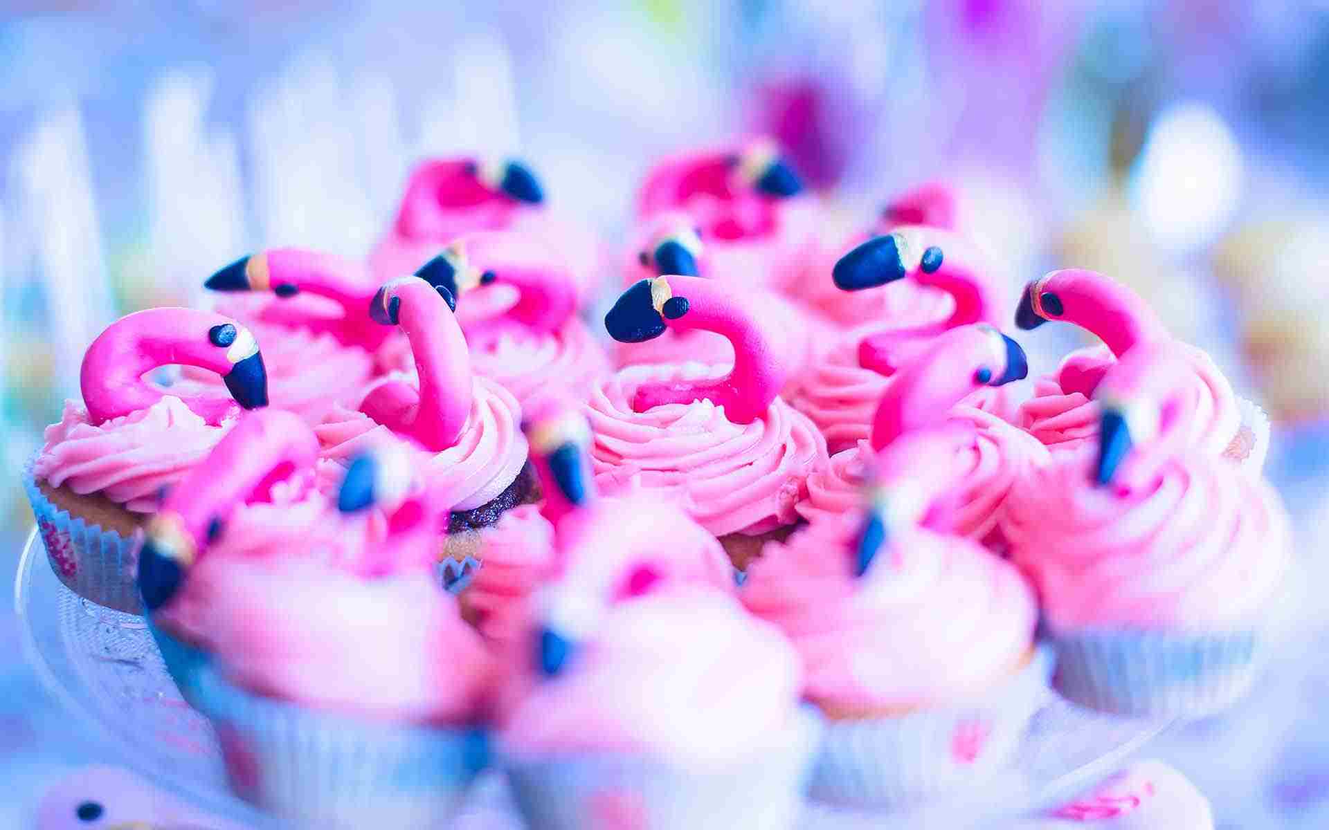 Flamingo-Themed-Baptism-Cupcakes