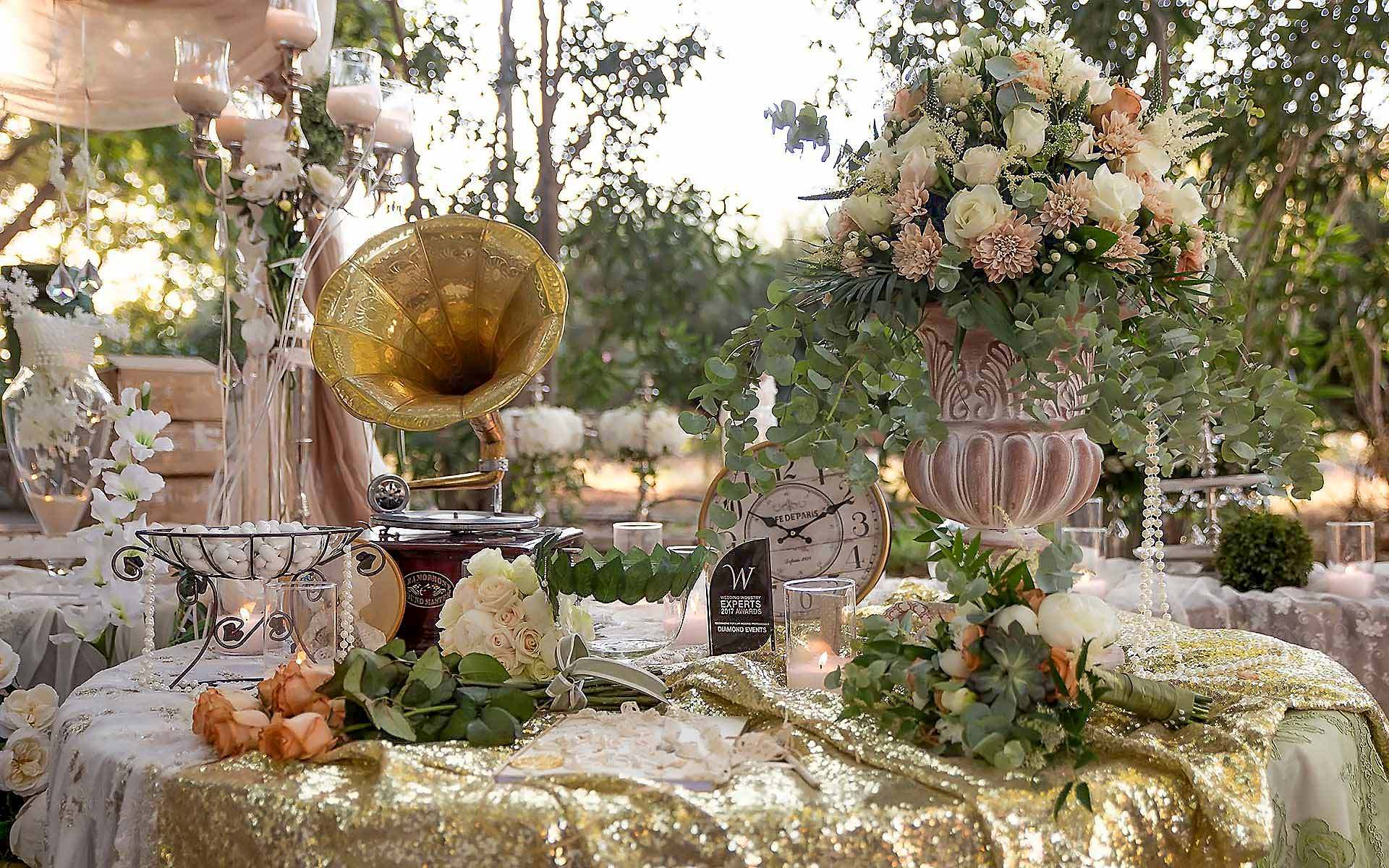 Antique-Decoration-In-A-Forest-Wedding-by-Diamond-Events