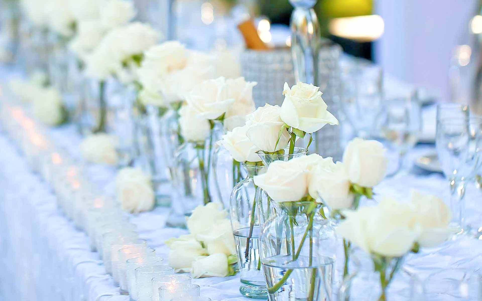 Simplicity & Elegance In A Wedding Reception Table
