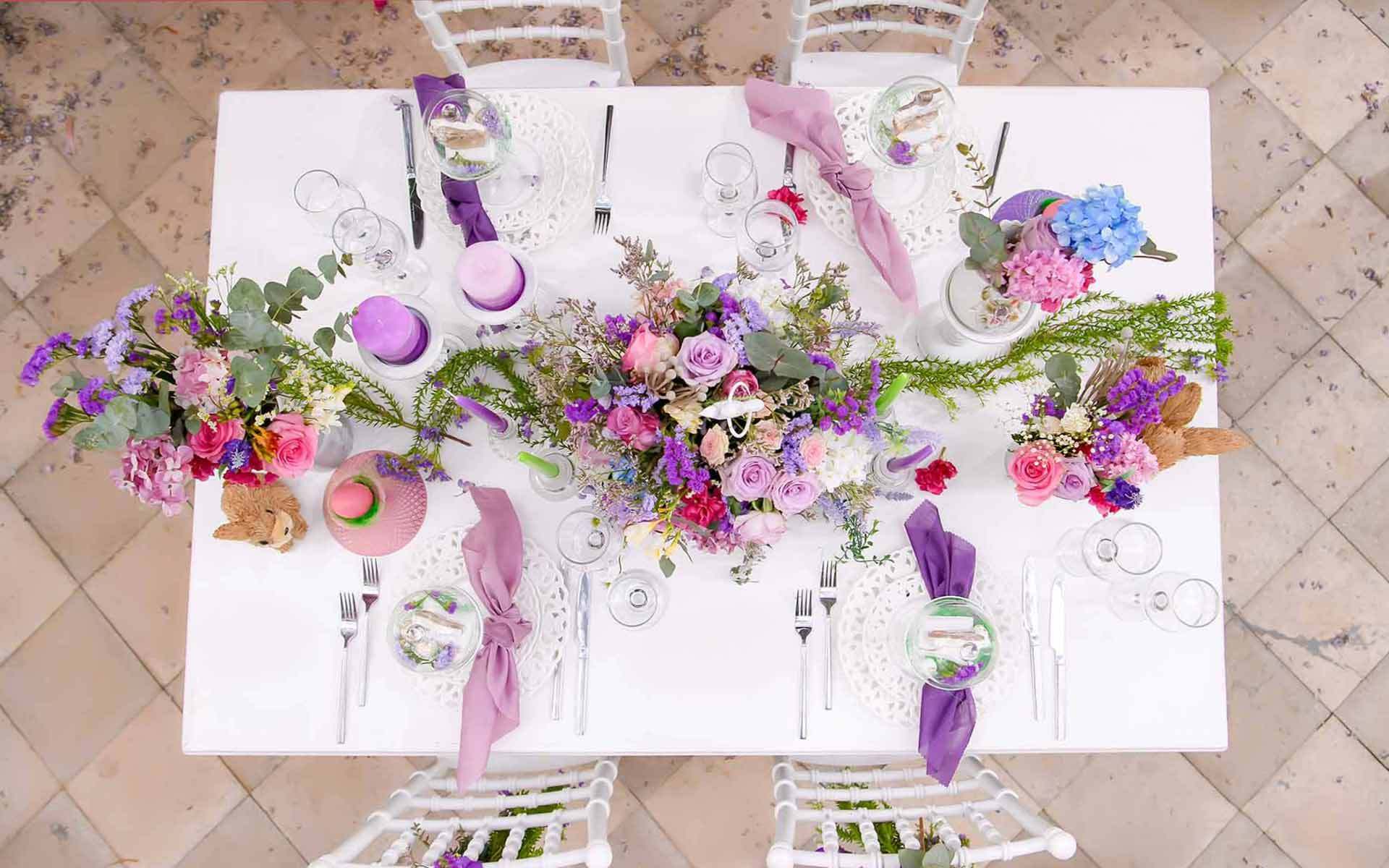 Spring Centerpiece Ideas To Celebrate your wedding at Easter by Rogdaki Events Trademark