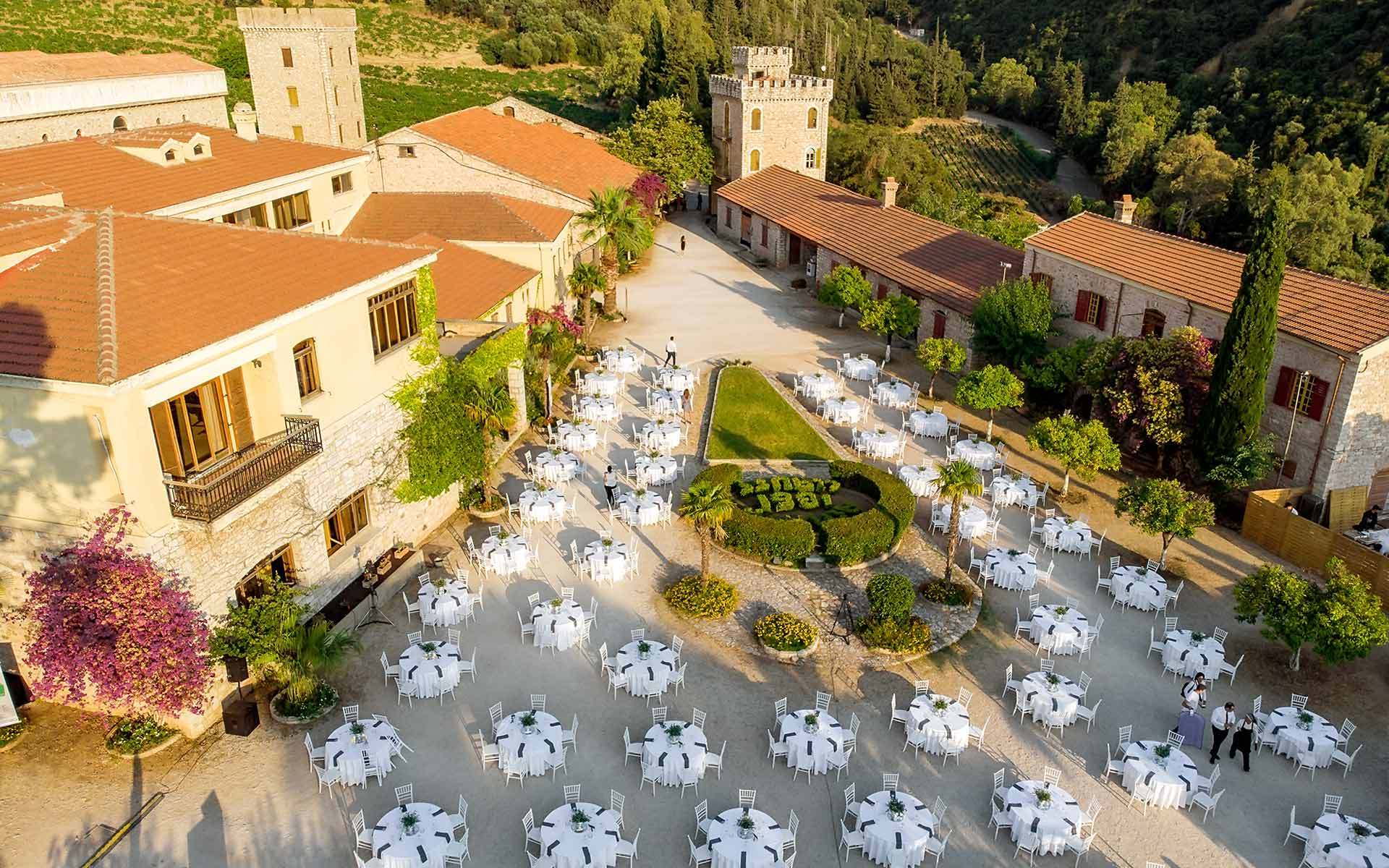 Achaia-clausswinery-in-Greece-decorated-by-Diamond-Events