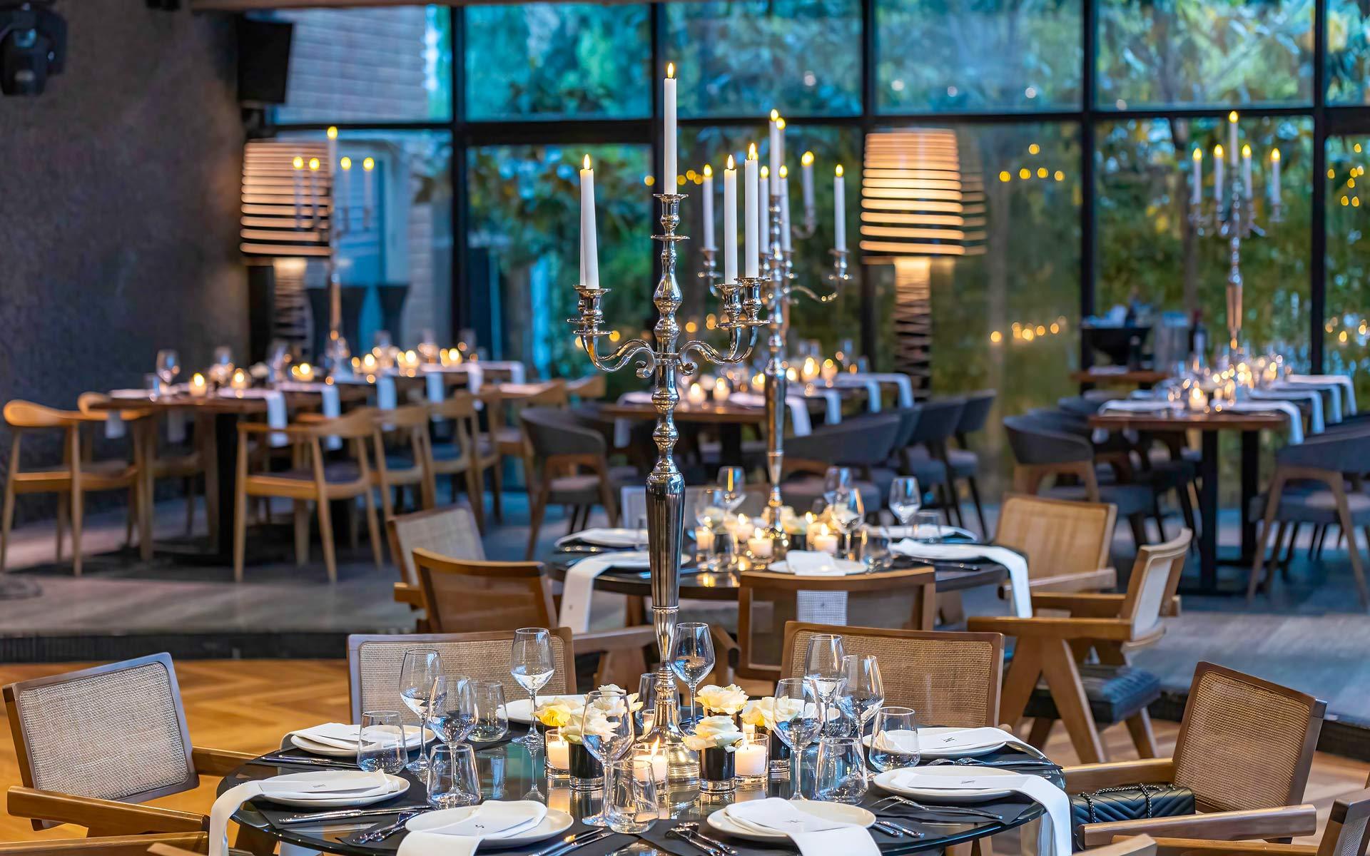 Distinto restaurant wedding venue in Rio - set up by Rogdaki Events - Luxury Wedding & Event Planning Services in Greece