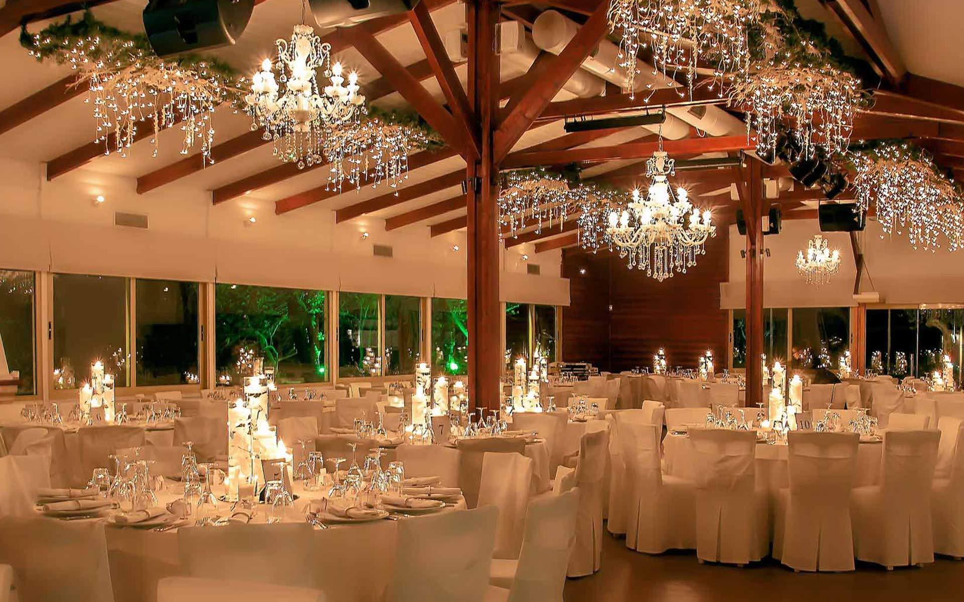 Ippikos Omilos Riou wedding venue in Rio - Christmas set up by Rogdaki Events