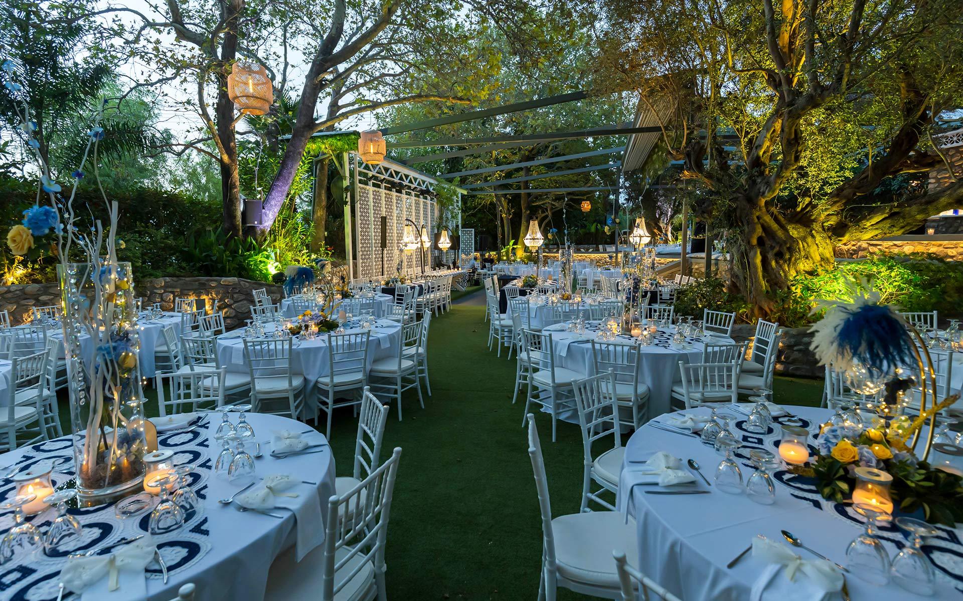 Oasis wedding venue in Drepano, Achaias - set up by Rogdaki Events-  Luxury Wedding & Event Planning Services in Greece