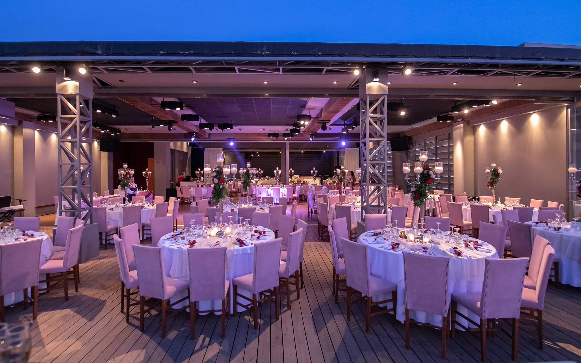 W wedding venue in Rio, Patras - set up by Rogdaki Events - Luxury Wedding & Event Planning Services in Greece
