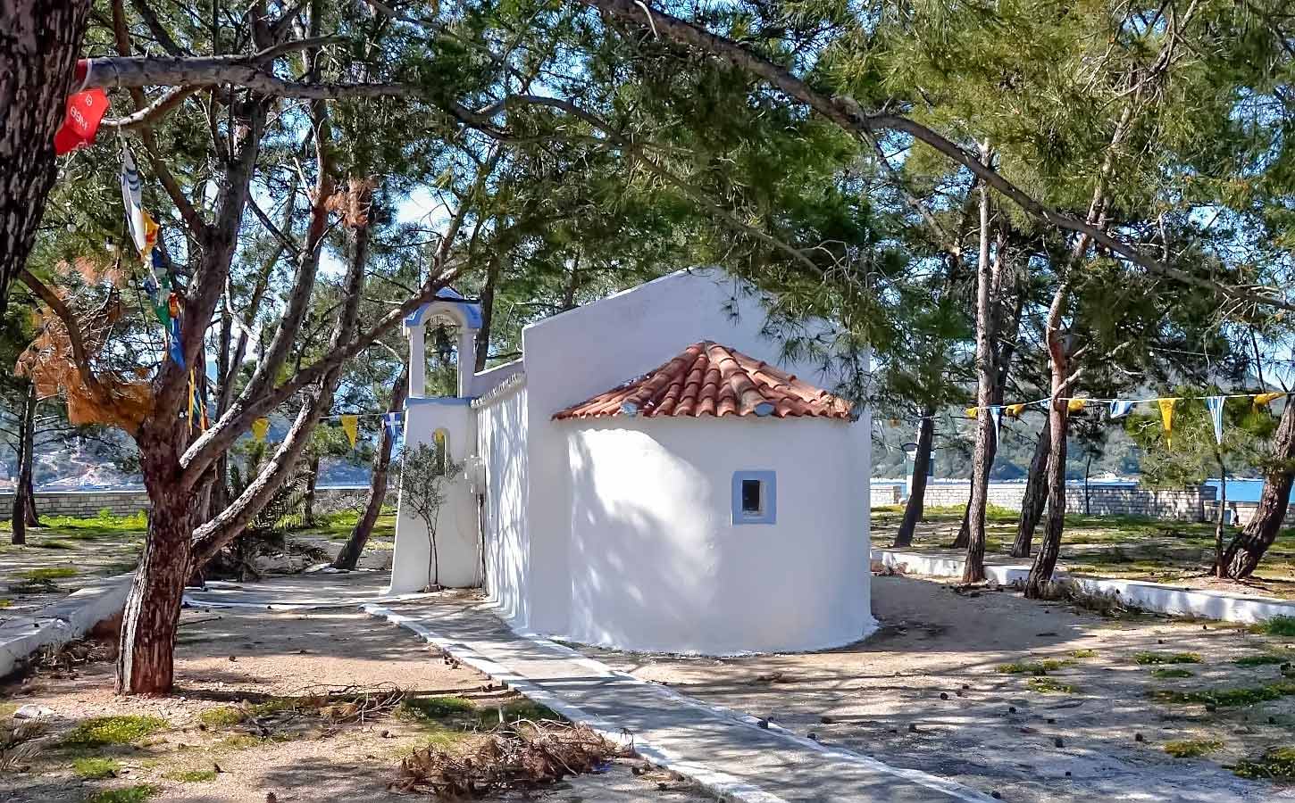 wedding chapel by the sea in ithaca greece2