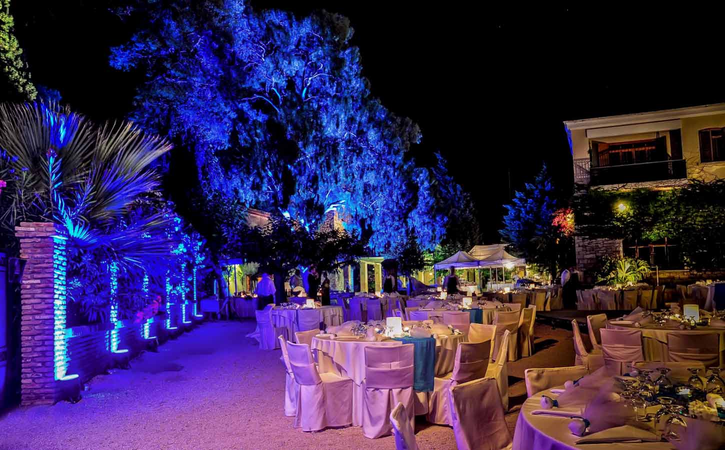 blue-lihting-in-achaia-clauss-winery-in-greece--diamond-events-luxury-event-planning-services