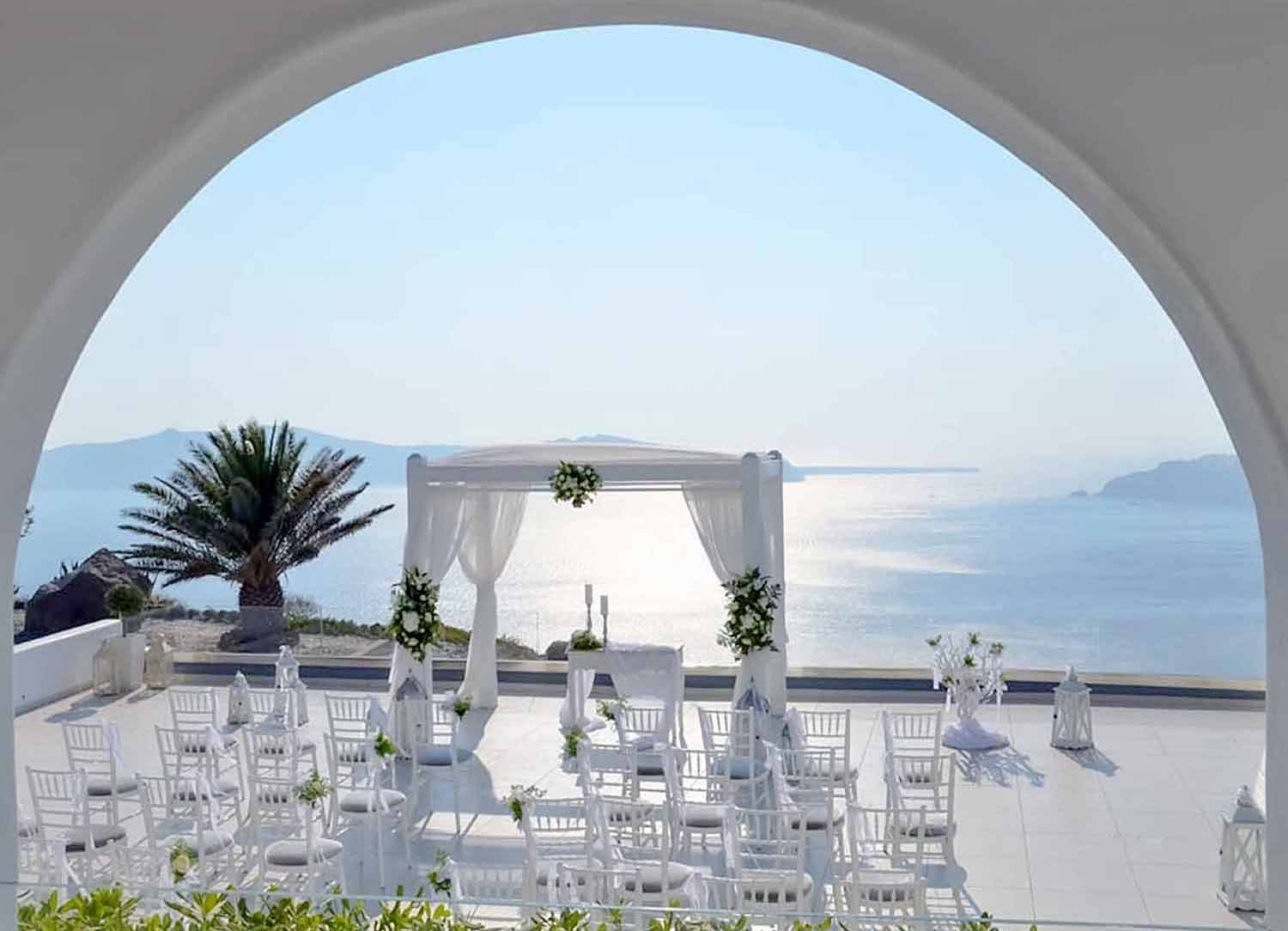 Diamond Events Santorini Wedding at Le Ciel venue