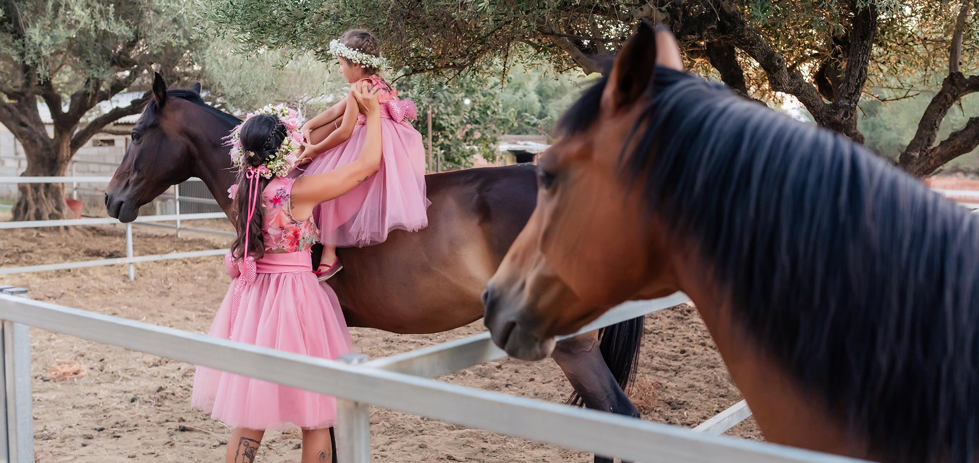 A Magical Christening at a Horse club