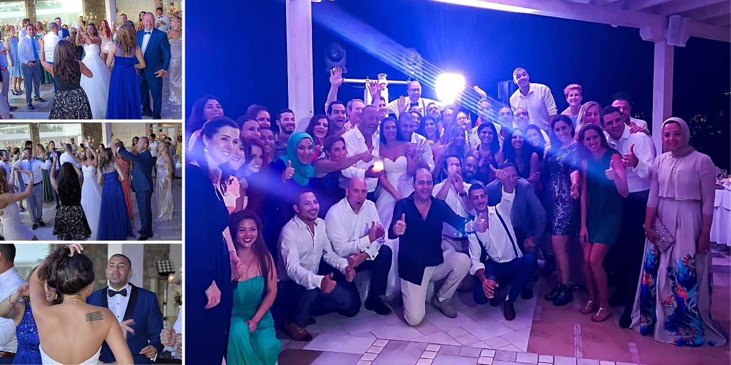 Let the party beginat a Lebanese Egyptian Wedding in Mykonos by Diamond Events event agency 2
