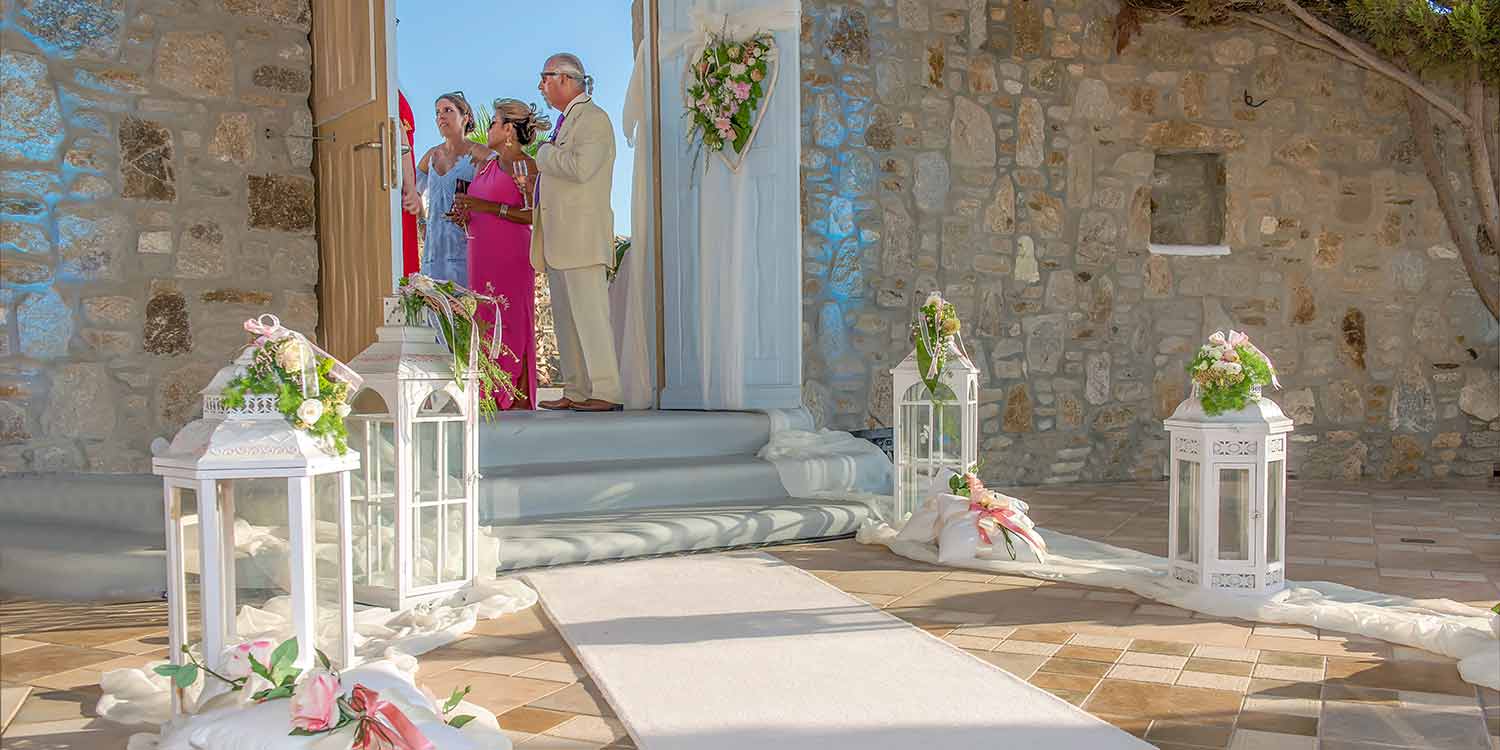 Waiting the bride for A Lebanese Egyptian Wedding in Mykonos by Diamond Events event agency 2