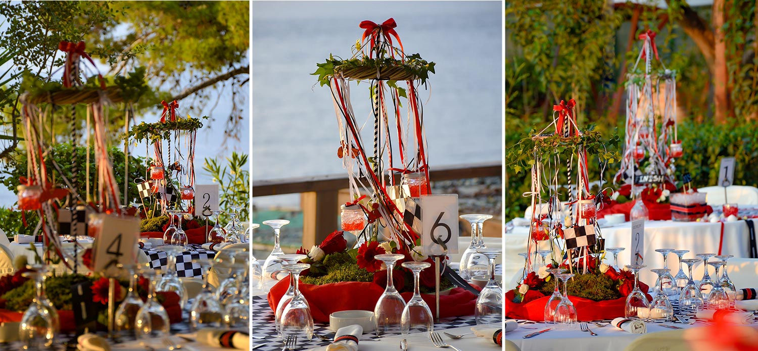 Formula one themed Christening by Diamond Events Planning agency in Poco Poco