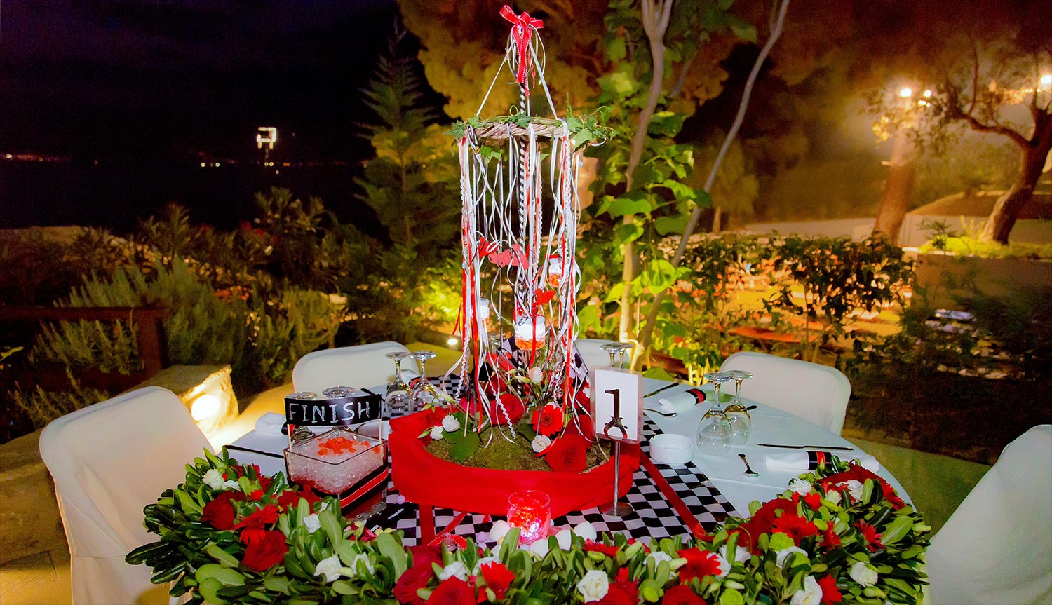 Formula one themed Christening by Diamond Events Planning agency