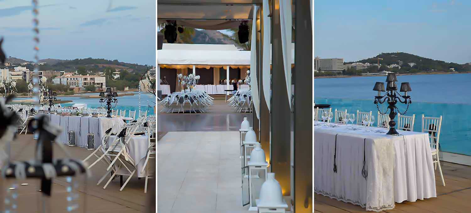 Ροκ Γάμος στην Αθηναϊκή Ριβιέρα 5 Amazing dark chandeliers for the headtable by Diamond Events for a Rock wedding