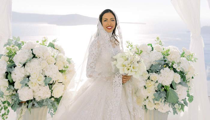 Arabic wedding in Santorini
