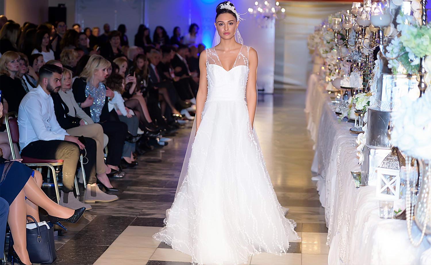 The Diamond Events Wedding Show 20 Ναυσικά Παναγιωτακοπούλου με Demetrios Platinum και Cympeline Paris από τον Οίκο Φωτεινή