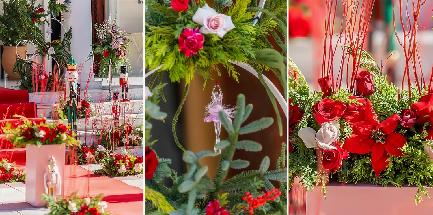 Μια Παραμυθένια Βάπτιση | Μπαλαρίνας & Καρυοθραύστη 2 A Magical Ballerina Rogdaki Events adds detailed magic to the vaptism with vibrant floral displays nutcracker figures and delicate ballerina ornaments perfectly blending elegance and festivity