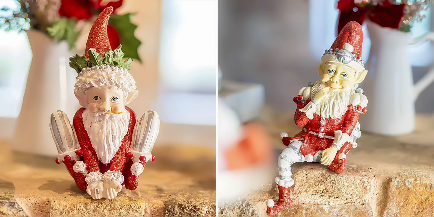 Μια Παραμυθένια Βάπτιση | Μπαλαρίνας & Καρυοθραύστη 20 A Magical Ballerina Rogdaki Events adds playful touches to a baptism at Pyrgos Petreza with cheerful Santa and elf figurines creating a lighthearted magical atmosphere for the special occasion