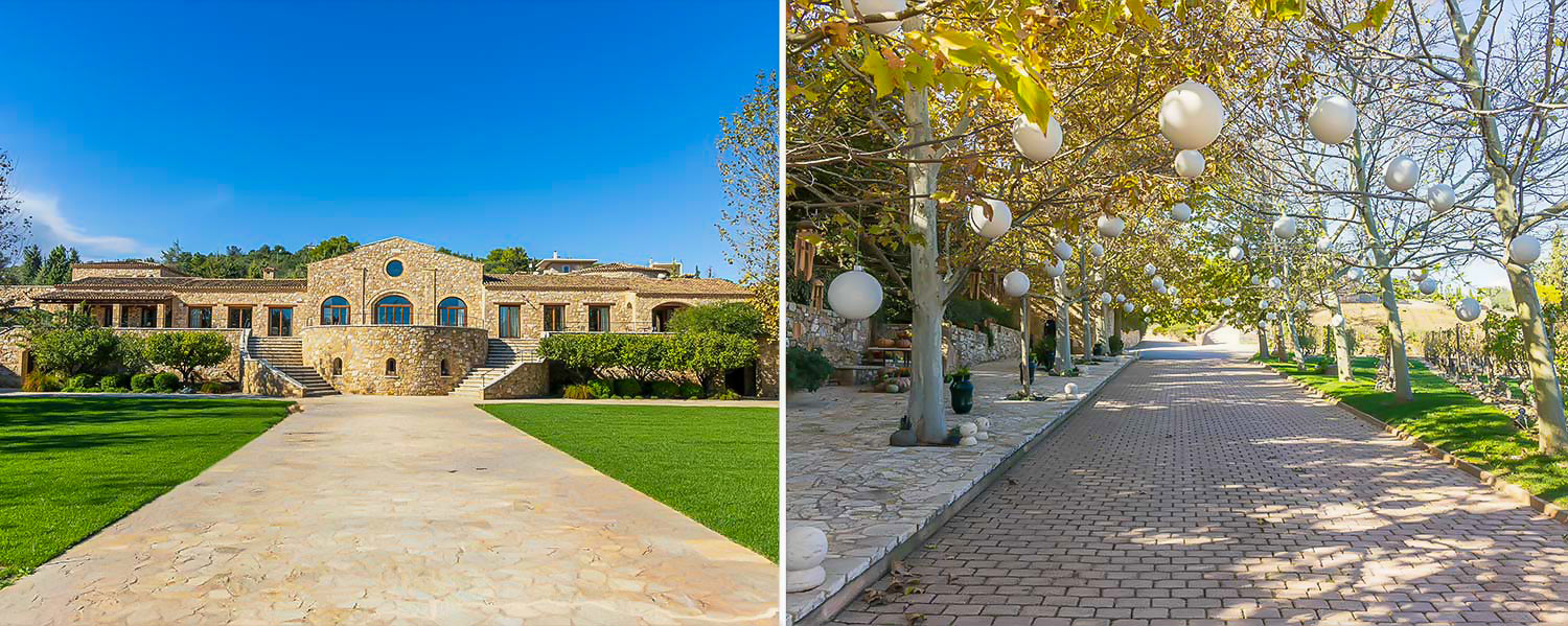 Μια Παραμυθένια Βάπτιση | Μπαλαρίνας & Καρυοθραύστη 6 A Magical Ballerina Rogdaki Events enhances the outdoor setting of Pyrgos Petreza for a vaptism