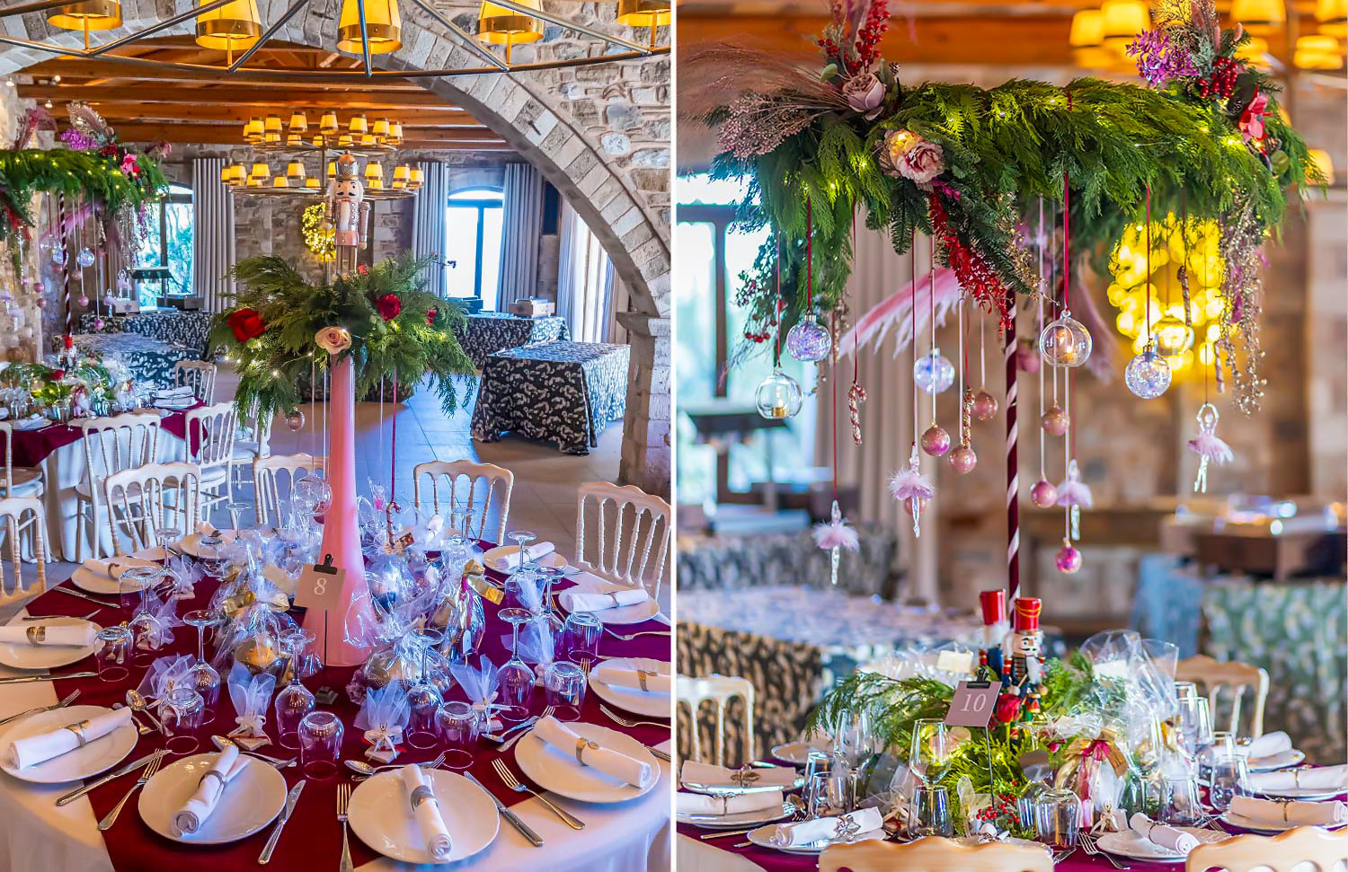 Μια Παραμυθένια Βάπτιση | Μπαλαρίνας & Καρυοθραύστη 14 A Magical Ballerina Rogdaki Events transforms tables at Pyrgos Petreza into festive masterpieces for a baptism 1