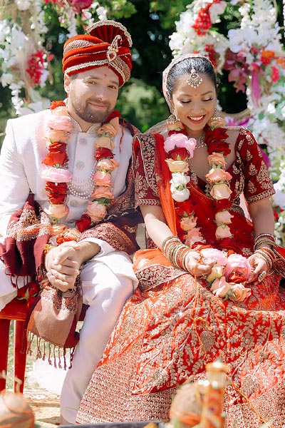 A Luxurious Indian Hindu Wedding in a Private Villa in Peloponnese, Greece for Seetle and Chris
