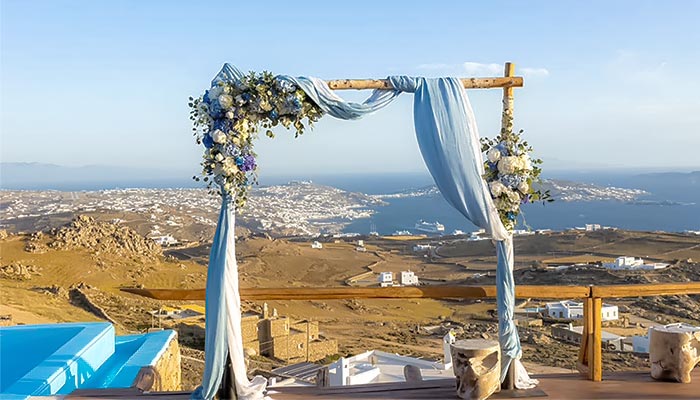Mykonos | Modern Villa Wedding