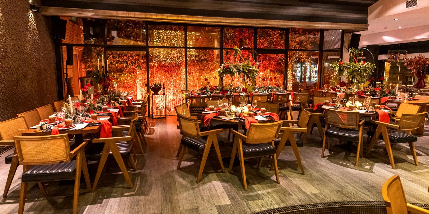 Mesmerizing Christmas Baptism Decoration 7 Christmas baptism dinner at Distinto by Rogdaki Events—candlelit tables, lush florals, and warm holiday charm