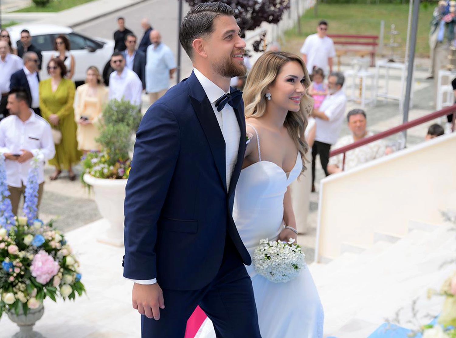 A Signature Wedding & Baptism Production in Blue 6 Wedding and baptism in Agrinio featuring a primary palette of light blue, in a flawless production by Rogdaki Events.