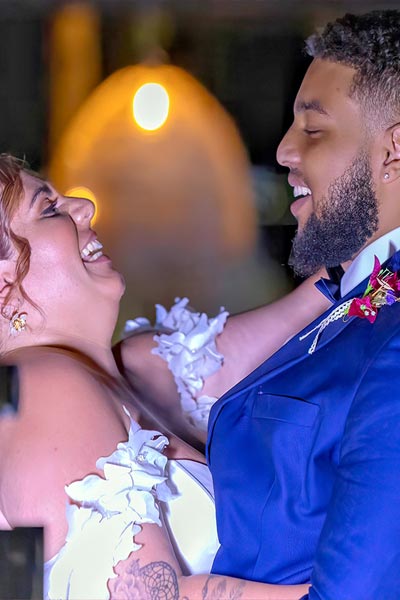 Tropical Wedding with Bougainvillea & Exotic Flowers