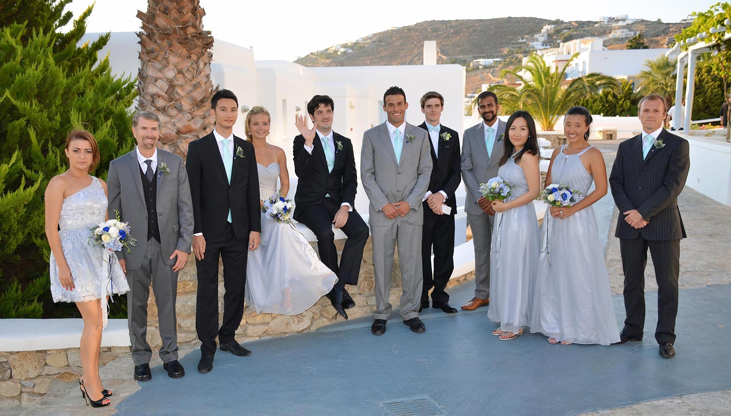 Mykonos | Japanese-Romanian Destination Wedding 14 A beautiful Japanese Romanian wedding captured at Saint John resort in Mykonos, seamlessly organized by Rogdaki Events